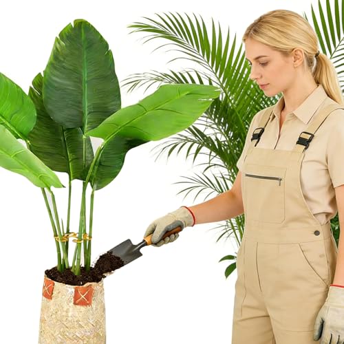 YAPROMO 4PCS Iron Monstera Plant Support - 4.1IN Plant Support Stakes for Indoor Plants, Plant Stakes and Supports, Ideal Plant stem Support for Turtle Shell Bamboo & Houseplants (A+B) - Image 2