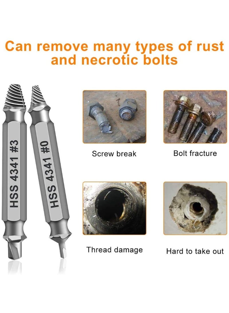 6pcs [With Storage Box] Damaged Screw Extractor Set - Men'S Gift For Dad, Husband, Stripping Screw Nuts And Bolt Drill Tools, Easy To Disassemble Rusty Broken Screws - Image 5