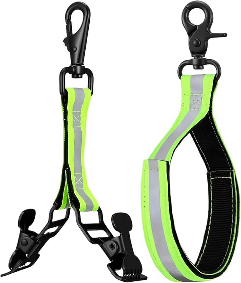 حزام قفاز الإطفالي القابل للتعديل طقم من قطعتين حامل عاكس حزام معدات الإنقاذ - Image 2