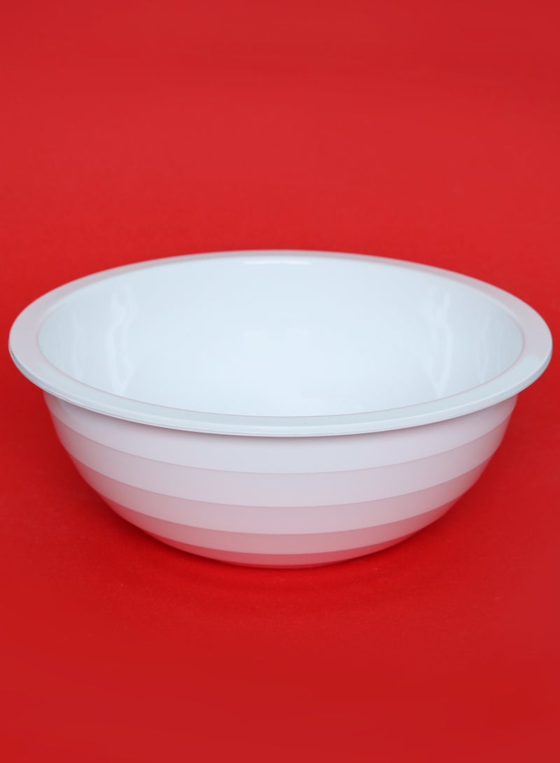 DELCASA وعاء أكريليك ناعم أبيض اللون من ديلكاسا - Image 3