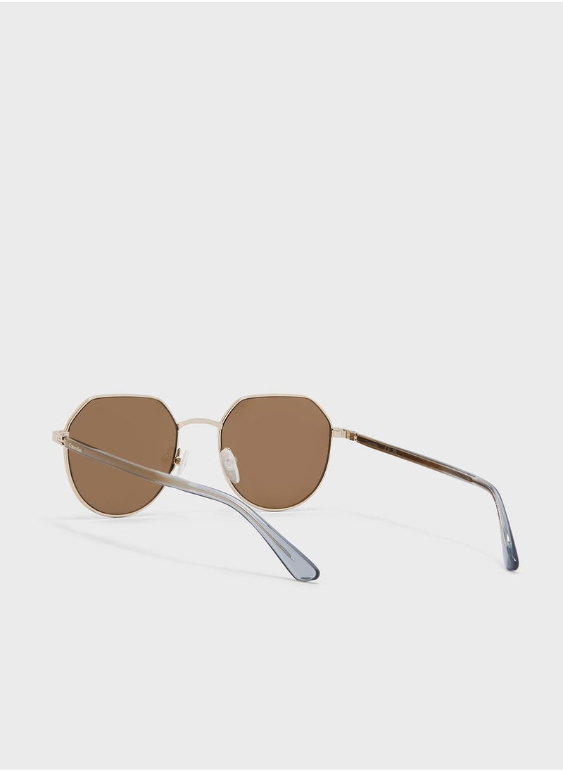 CALVIN KLEIN Pentagon Sunglasses  - Image 3