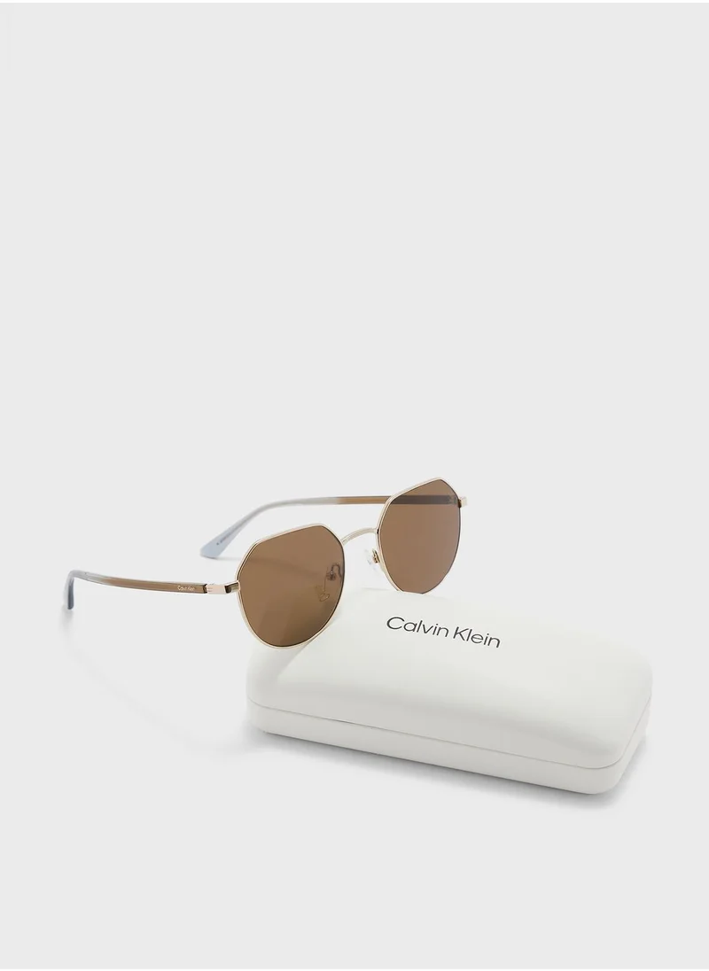 CALVIN KLEIN Pentagon Sunglasses