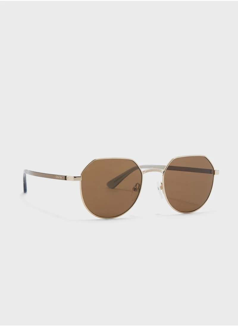 CALVIN KLEIN Pentagon Sunglasses