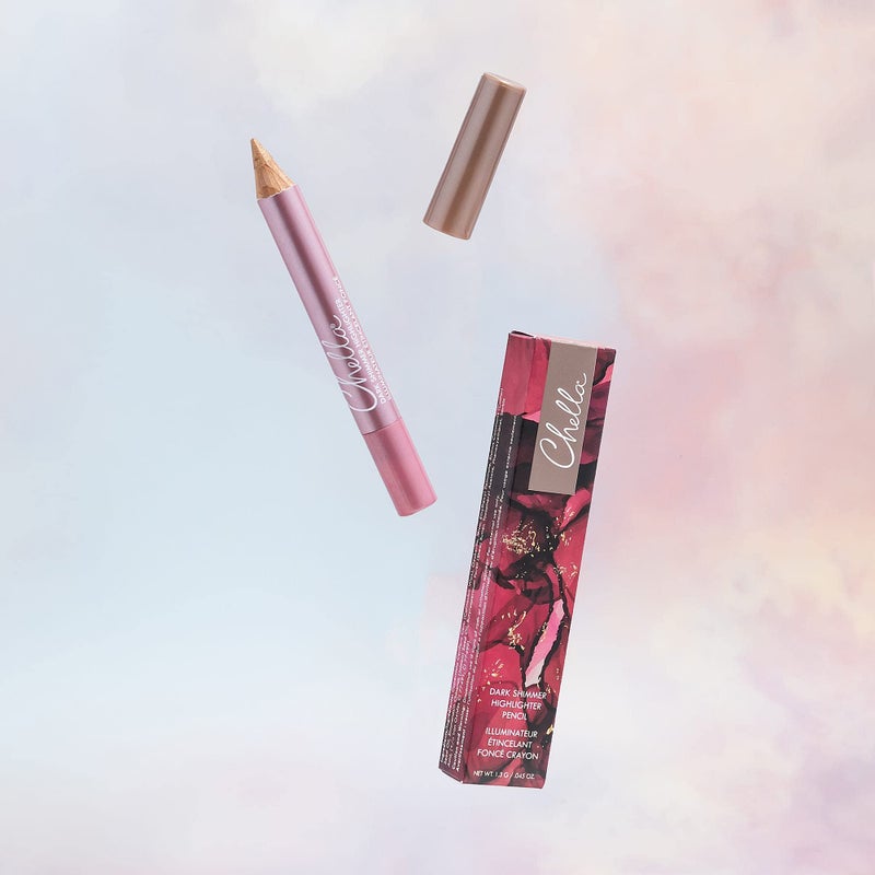 Chella Highlighter Makeup Pencil - Vegan, Cruelty Free, Paraben Free, Gluten Free - Use as a Highlighter, Concealer and Under Eye Liner (Light Shimmer) - Image 3
