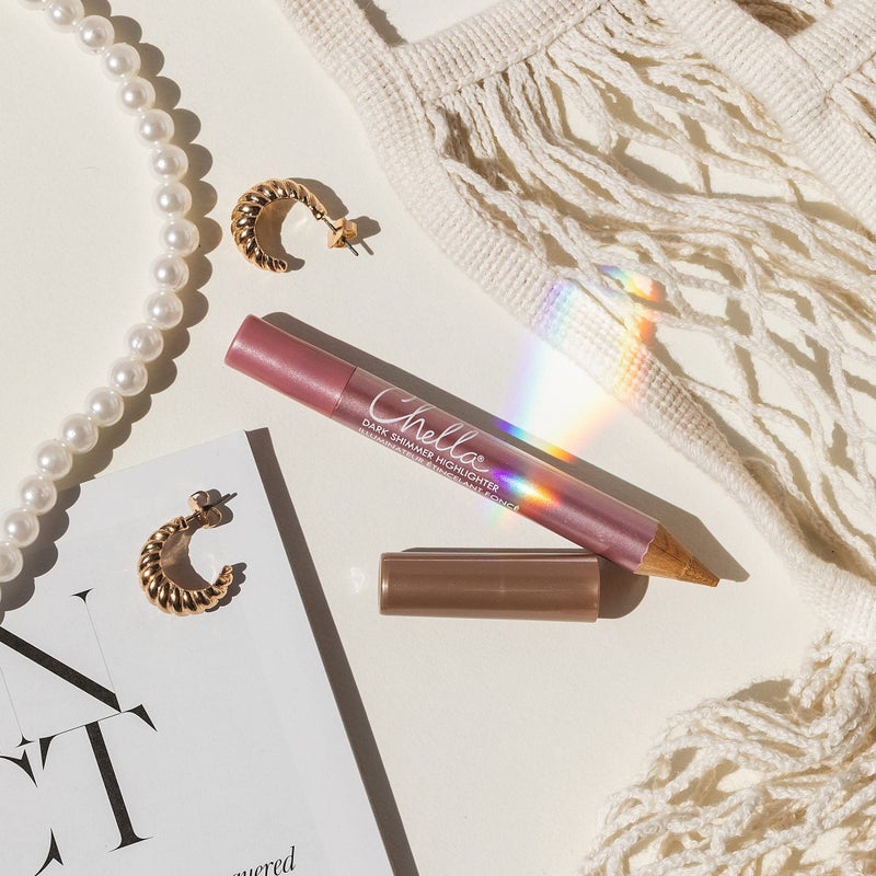 Chella Highlighter Makeup Pencil - Vegan, Cruelty Free, Paraben Free, Gluten Free - Use as a Highlighter, Concealer and Under Eye Liner (Light Shimmer) - Image 4