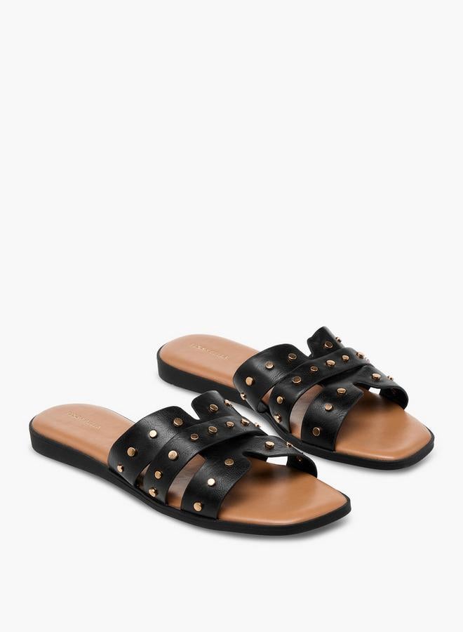 Flora Bella By Shoexpress Women Rivet Embellished Sandals - Image 2