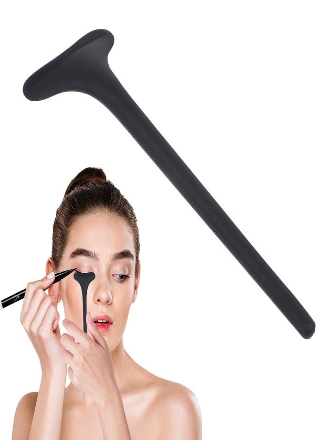 Zyghjort Black Mascara Shield, Mascara Guard for Eyelashes Silicone Mascaras Applicator Guards Reusable Eyelash Applicator Tool Eyelash Silicone Shield Guards Eyeliner Mascaras Protector Tool for Women - Image 1
