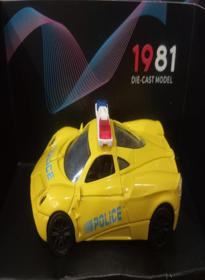 COLLEN ARRAY Diecast Metal Police Toy car for Kids, Pullback Feature, Dashing Luxury Model; You May get Any Random Color or Model, Pack of 1 car Toy -8 - Image 4
