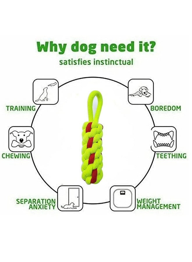 Generic Dog Chew Rope Kit 11 Ropes For Small To Medium Dog (2Knot + 3Knot + Half Round + Dumbell + Tennis + Carrot + Corn + Cotton Ball + Slipper + Handle + Twisted Rope)  - Image 2