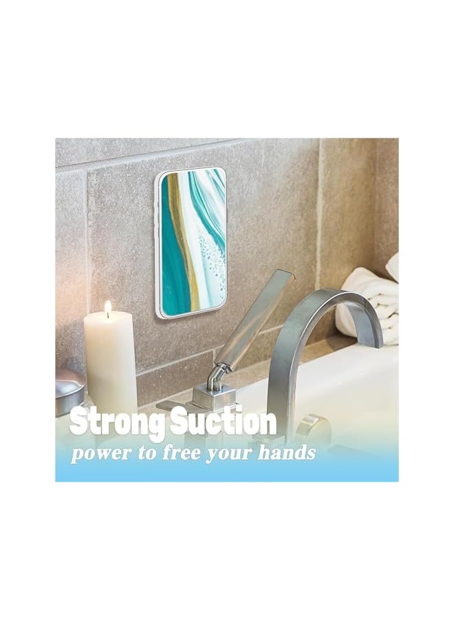 Green Tiger 2Pcs Silicone Suction Phone Case Double Sided Suction Cup Sticky Mount Holder Detachable Mount Suction Phone Grippy Holder Hands-Free For Selfies & Videos - Image 5