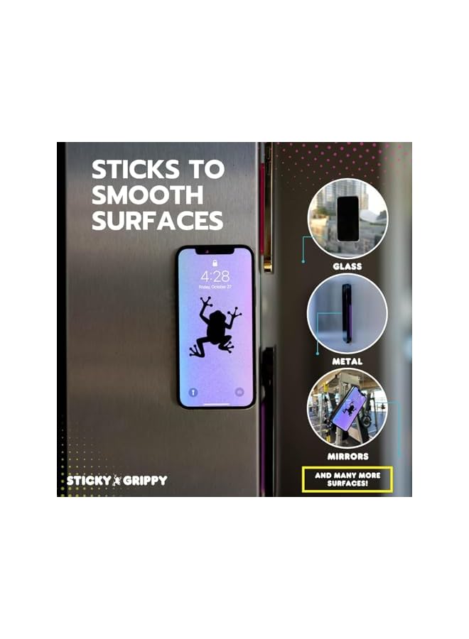 Green Tiger 2Pcs Silicone Suction Phone Case Double Sided Suction Cup Sticky Mount Holder Detachable Mount Suction Phone Grippy Holder Hands-Free For Selfies & Videos - Image 3