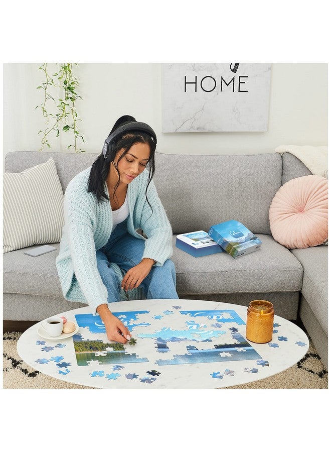 Spin Master Games 300Piece Calm Jigsaw Puzzle For Relaxation Stress Relief And Mood Elevation For Adults And Kids Ages 8 And Up Jasper Lake  - Image 4