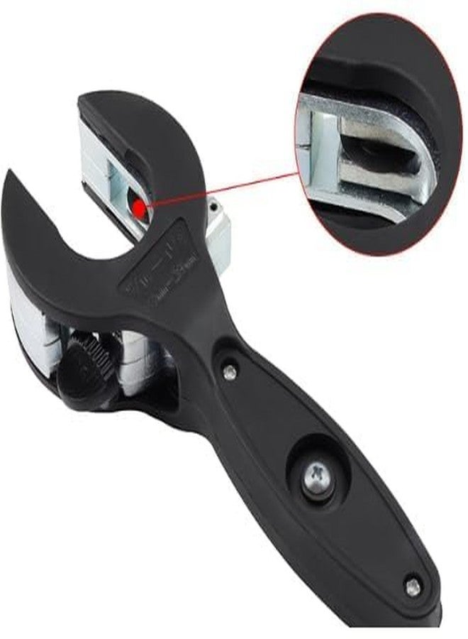 TYGHBN Ratcheting Tubing Cutter, 2025 New Upgrade Ratcheting Tubing Cutter Tool, 2 In 1 Tube Cutter, Ratcheting Pvc Cutter For Cutting 1/4" To 7/8" Copper, Pvc, Soft Metals (Black) - Image 2