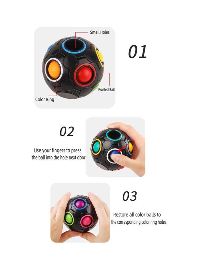 Kidle Decompression Rubik's Cube Infinite Rainbow Ball - Image 4