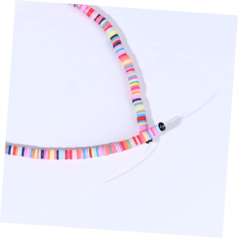 Gatuida 5 Pack Polymer Clay Bead Kit White Bracelet Making Craft Jewelry Chain - Image 3