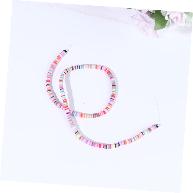Gatuida 5 Pack Polymer Clay Bead Kit White Bracelet Making Craft Jewelry Chain - Image 5