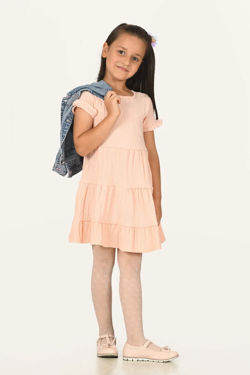 NBB Ecru Patterned Children's Tights