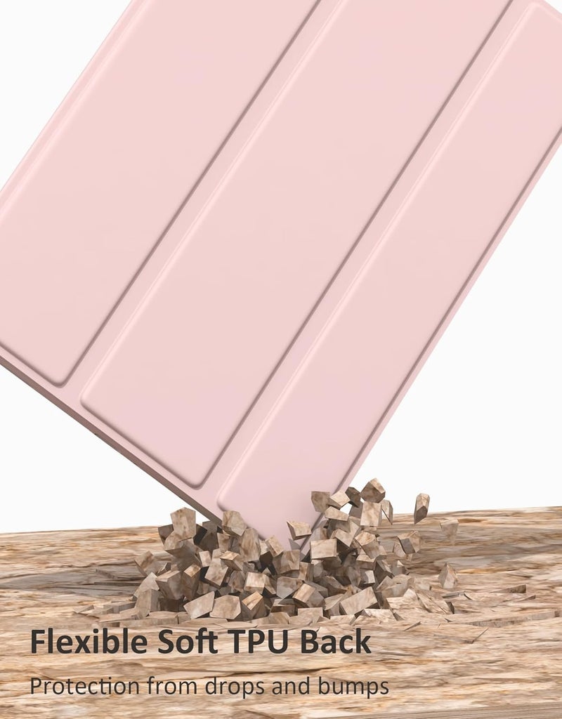 Boxome Tablet Case Cover for Samsung Tab A7 10.4 inch [Auto Sleep/Wake Cover] [Trifold Stand] - Pink - Image 4