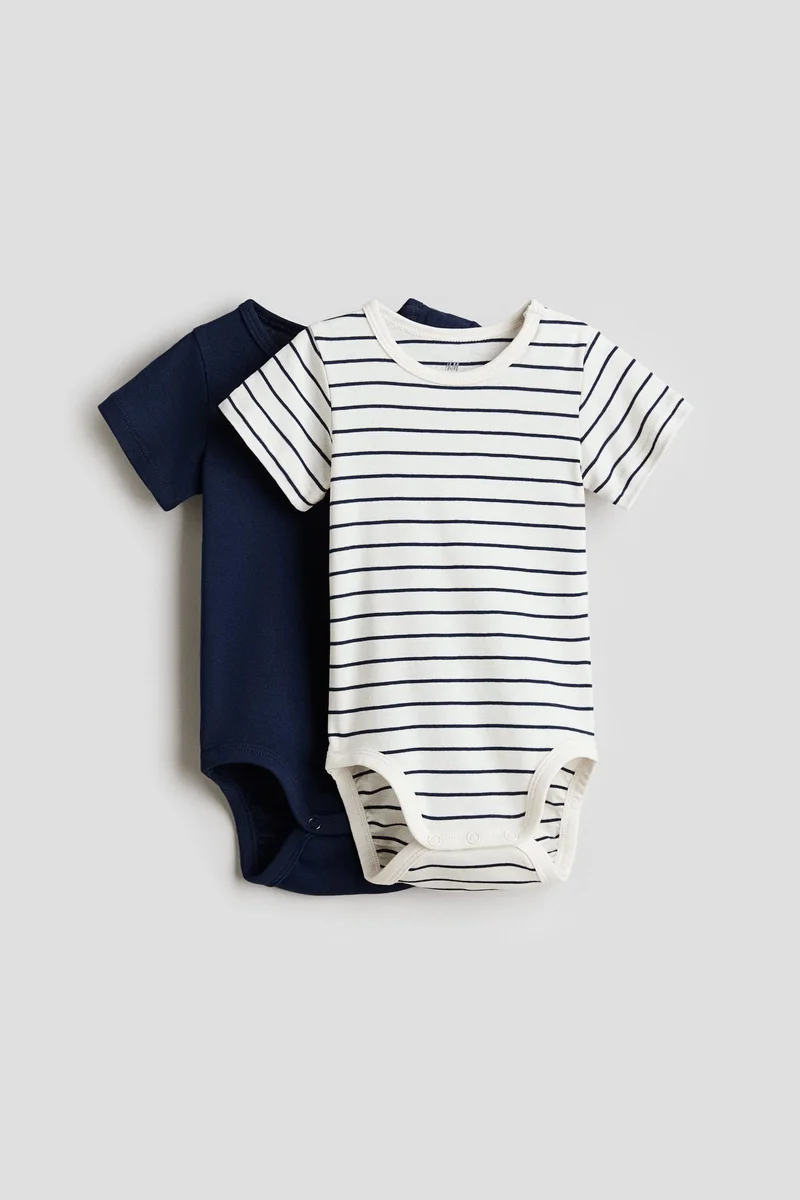 H&M 2-pack cotton bodysuits