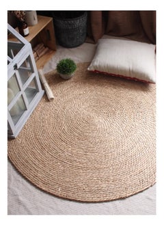 Round Jute Rug Handwoven Natural Fiber Carpet, Boho Farmhouse Area Rug for Living Room, Bedroom, Entryway – Eco-Friendly, Durable & Soft Floor Décor - pzsku/Z778AA00292131B2AD176Z/45/_/1738154028/8f1694ba-484f-4f2b-975a-531cc1cfcbdd