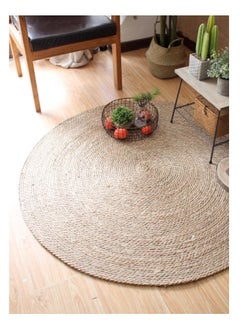 Round Jute Rug Handwoven Natural Fiber Carpet, Boho Farmhouse Area Rug for Living Room, Bedroom, Entryway – Eco-Friendly, Durable & Soft Floor Décor - pzsku/Z778AA00292131B2AD176Z/45/_/1738154173/6a31fff5-91cc-4040-a523-b9660a14c309