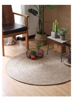 Round Jute Rug Handwoven Natural Fiber Carpet, Boho Farmhouse Area Rug for Living Room, Bedroom, Entryway – Eco-Friendly, Durable & Soft Floor Décor - pzsku/Z778AA00292131B2AD176Z/45/_/1738154314/4fd3a4d5-062e-4590-ae7a-51e4d189d647