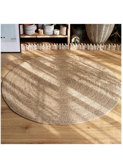 Round Jute Rug Handwoven Natural Fiber Carpet, Boho Farmhouse Area Rug for Living Room, Bedroom, Entryway – Eco-Friendly, Durable & Soft Floor Décor - pzsku/Z778AA00292131B2AD176Z/45/_/1738154319/435a5c72-a575-45e1-8f50-8bd4c9644058