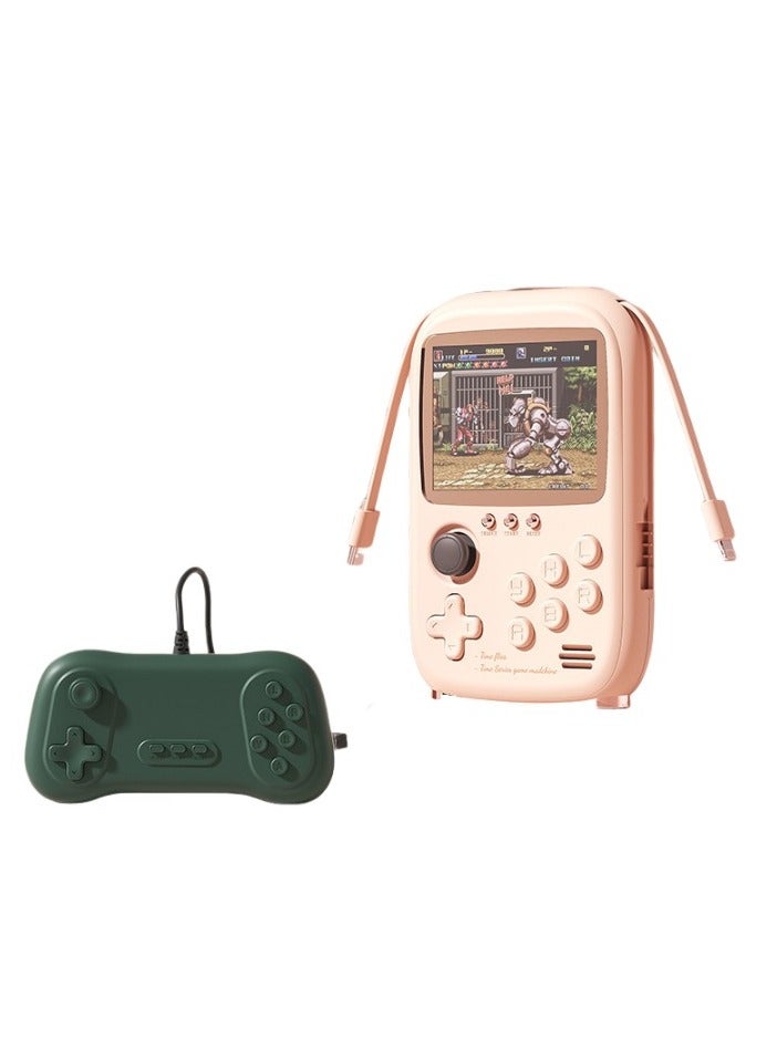 DY-19 Portable Retro Handheld Game Console, 6000mAh Capacity, 3.2-Inch Soft Light Colour Screen, Built-in 10000+ Game (Pink) - Image 1