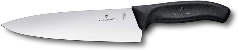 Victorinox Swiss Classic 8-Inch Chef's Knife with Straight-Edge Blade and Black Handle - Image 1