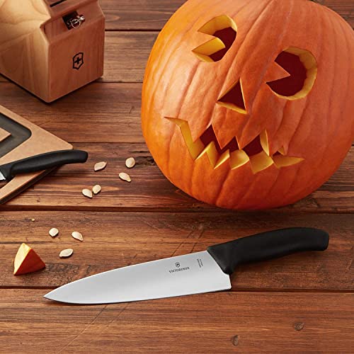 Victorinox Swiss Classic 8-Inch Chef's Knife with Straight-Edge Blade and Black Handle - Image 5