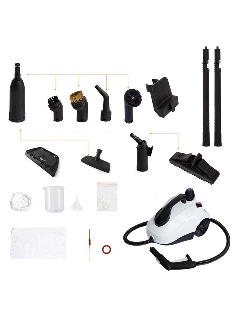 ET-LIFE - Steam Cleaner, 5Bar Steam Pressure, 5-8Min Heating Time, 2000W, 2L, for Floor Cleaning/Car Cleaning/Sofa Cleaning/Kitchen Cleaning/Toilet Cleaning/Washer Cleaning/Housekeeping - Image 1