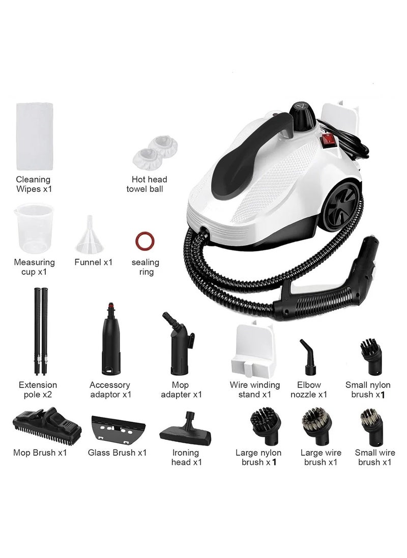 ET-LIFE - Steam Cleaner, 5Bar Steam Pressure, 5-8Min Heating Time, 2000W, 2L, for Floor Cleaning/Car Cleaning/Sofa Cleaning/Kitchen Cleaning/Toilet Cleaning/Washer Cleaning/Housekeeping - Image 1