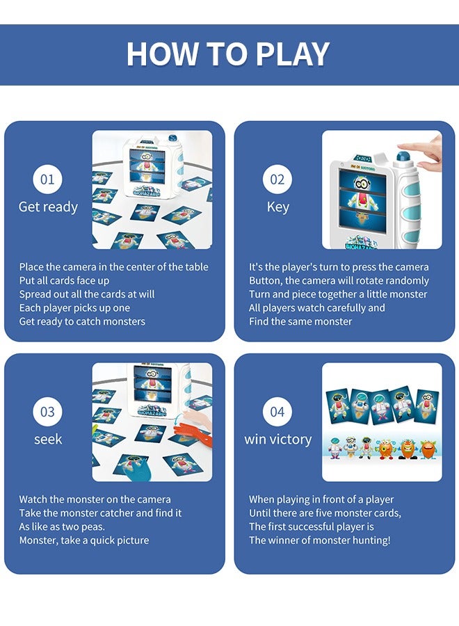 GROIC Space Catcher Game, Competitive Game Camera Toys, Children's Reaction Memory Training, Educational Toys, Multiplayer Competitive Challenge Toys - Image 3