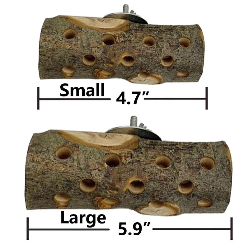 TANOMA Apple Wood, Small Animals Cage Accessories, Molar Wood Chew Treats Toys for Rabbits, Hamster, Guinea Pig, Chinchillas, Gerbils, Mice, Rats, Mouse, Bunny - Image 5