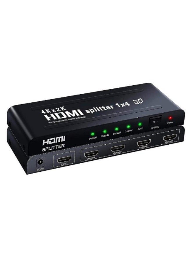 Terabyte موزع HDMI 1x4 4K UHD - 1 مدخل إلى 4 مخارج يدعم 4K @ 30Hz متوافق مع HDCP توصيل وتشغيل - Image 1