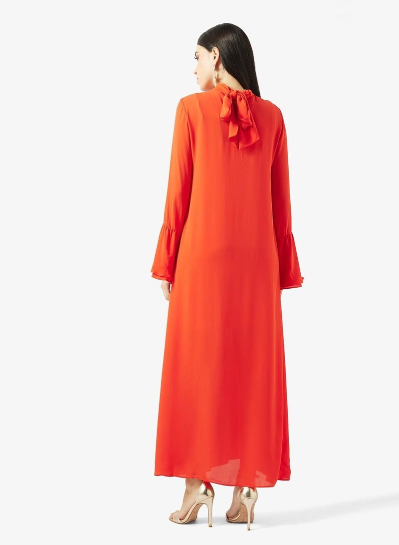 VERO MODA High Neck Maxi Dress - Image 4