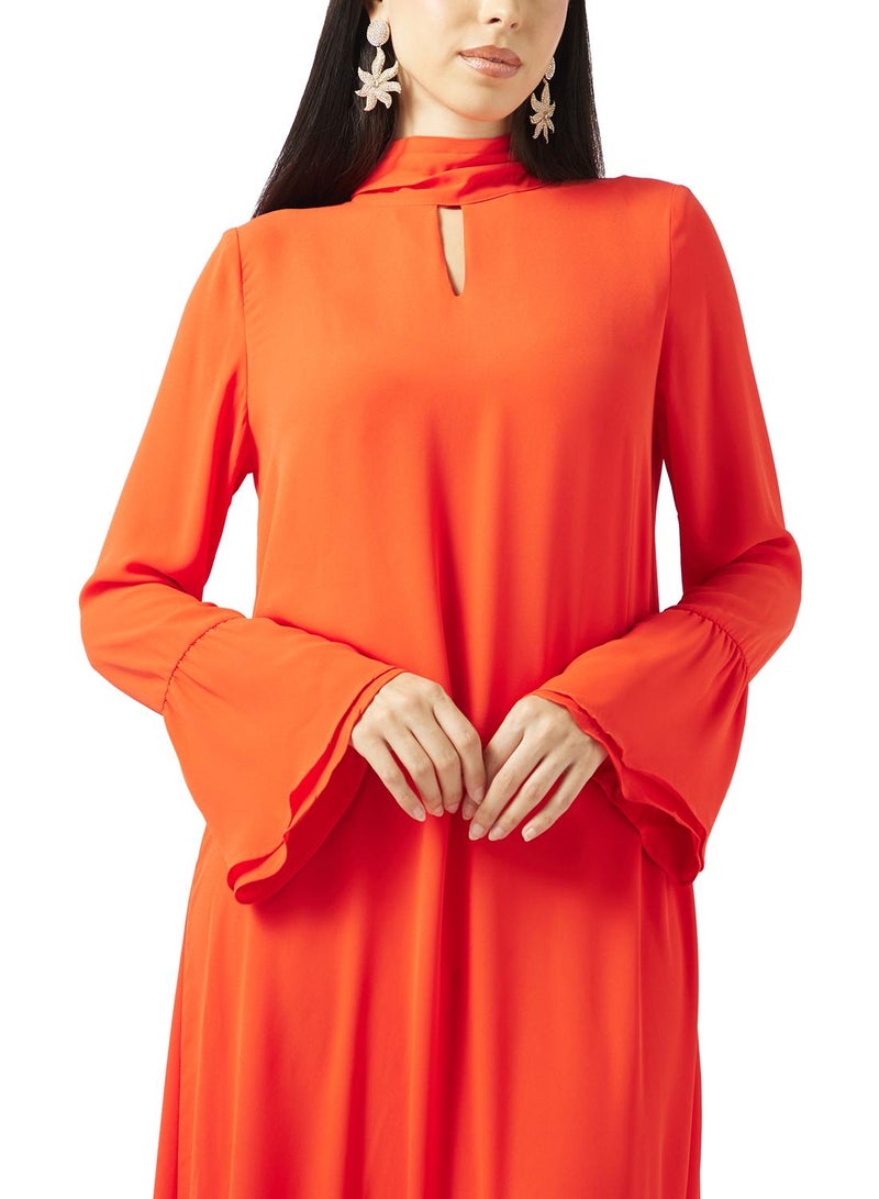 VERO MODA High Neck Maxi Dress - Image 4