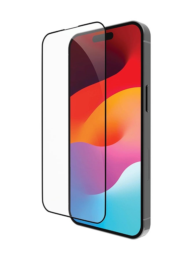 DBRAMANTE1928 إيكوشيلد شاشة برو لأيفون 15 حافة سوداء - Image 2