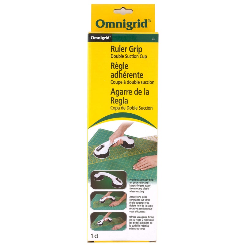 Omnigrid Omnigrid 2229 Ruler Grip Double Suction Cup  - Image 1