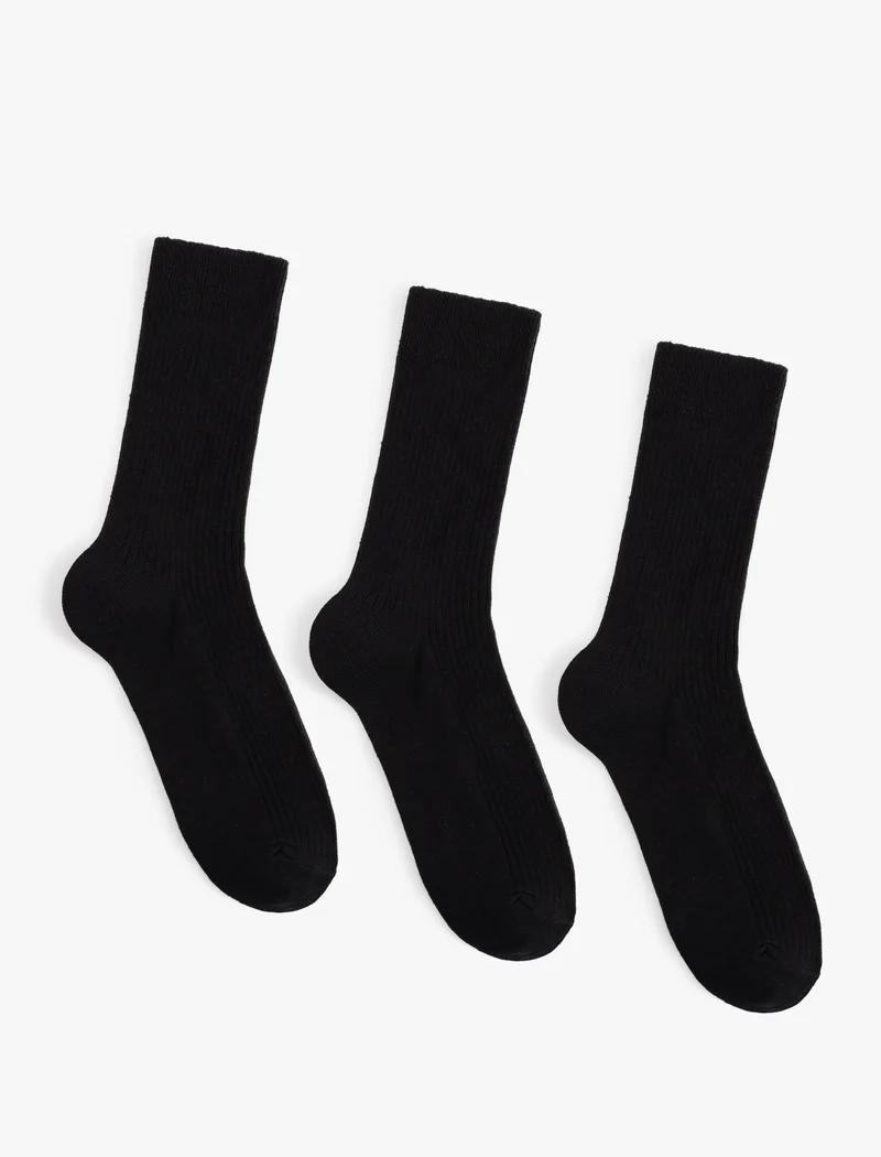 كوتون 3 Pack Socket Socks