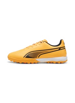 PUMA KING MATCH TT Mens Orange Football Boots  - Image 1
