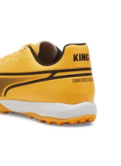 PUMA KING MATCH TT Mens Orange Football Boots  - Image 3