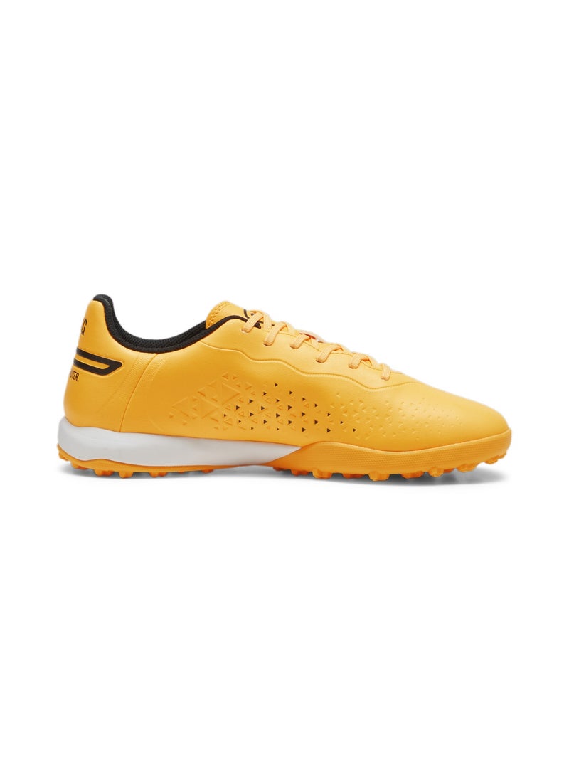 PUMA KING MATCH TT Mens Orange Football Boots - Image 5