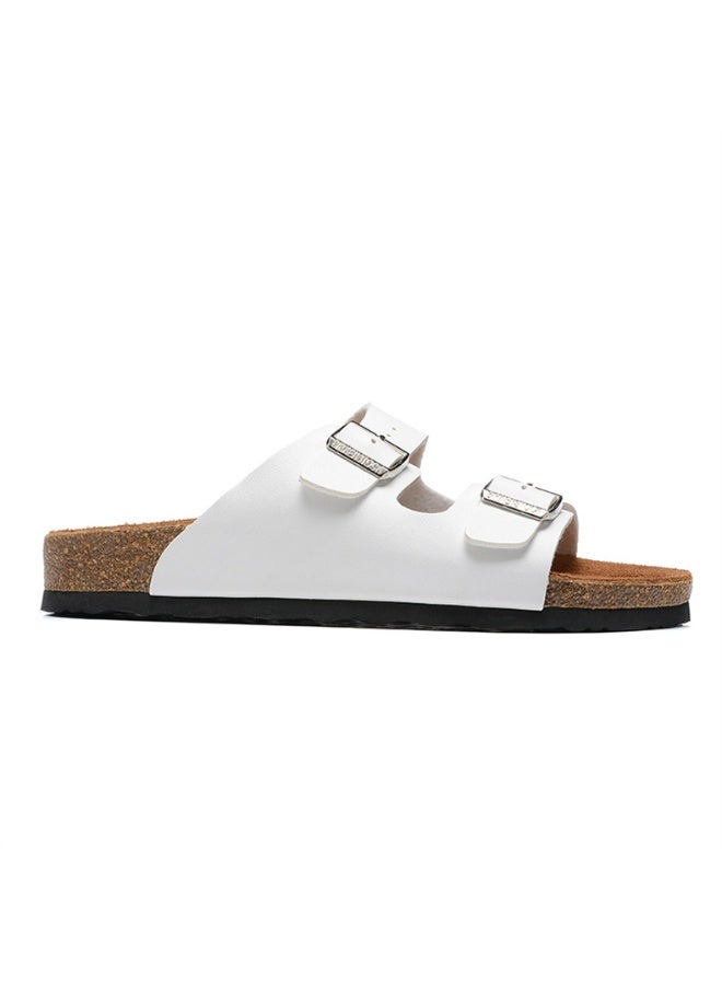 Birkenstock Style Double Buckle Casual Slides - Image 2
