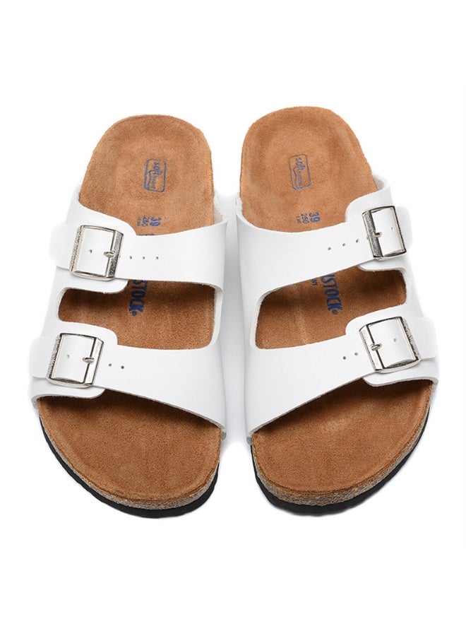 Birkenstock Style Double Buckle Casual Slides - Image 3