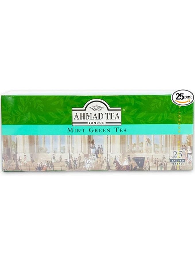 Ahmad Tea Green Tea With Mint 25 Teabags