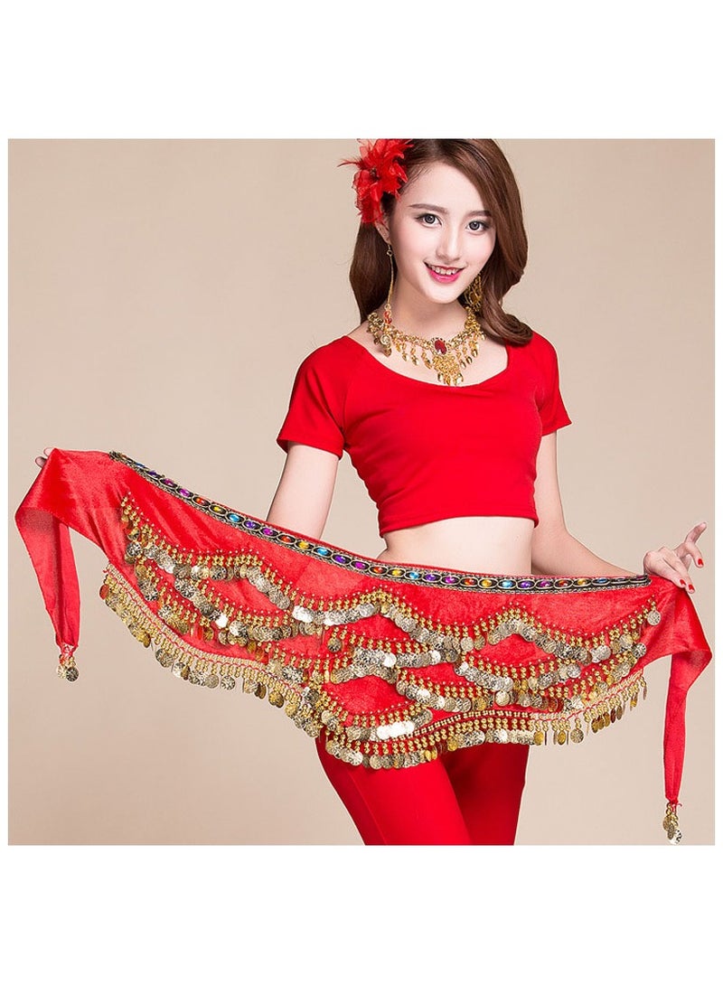 Belly Dance Hip Scarf  Belly Dancer Costumes For Women Dancing Waist Chain  - Image 1