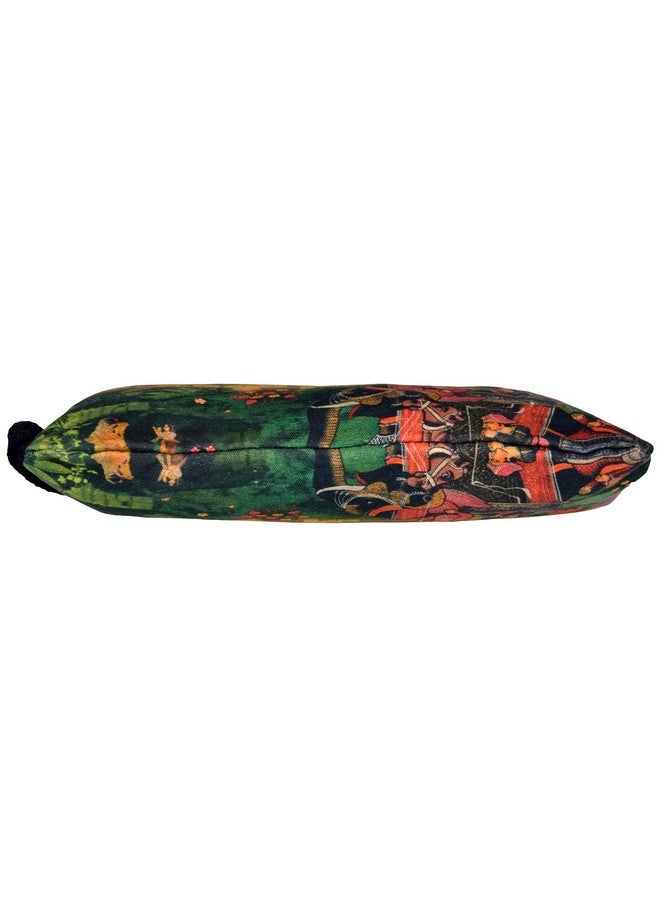 Eco Corner - Indian Art Palace - Pouch - Small - 100% Cotton / Washable / Printed On Both Sides / Zip Closure With Carry Handle / Ideal for Storing Jewellery , Mobile Phones , Coins , Stationery , Toiletries etc., - Image 4