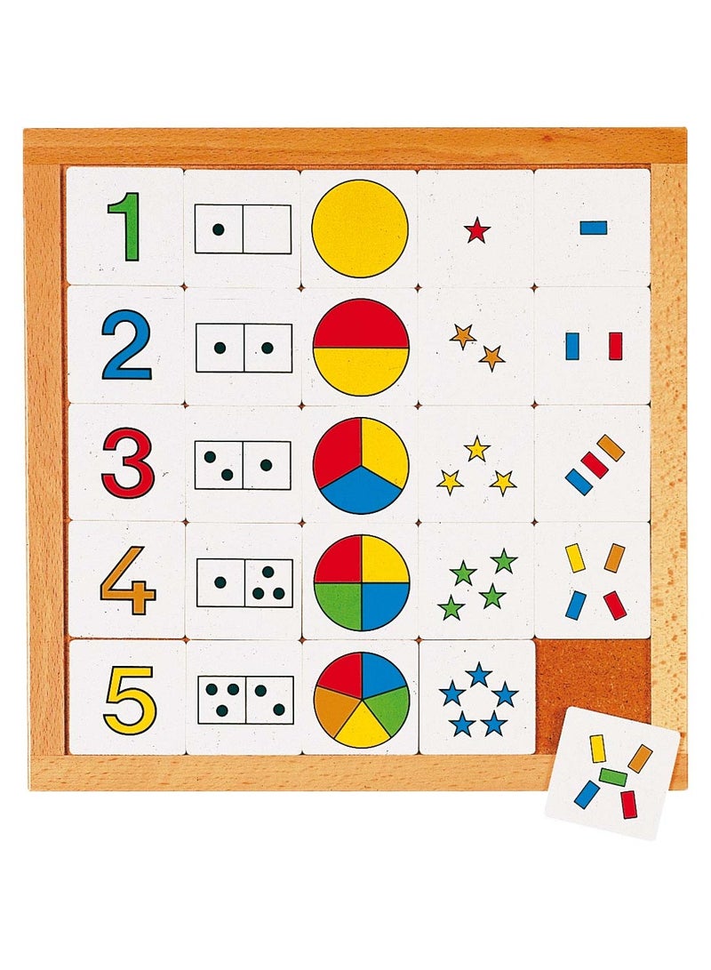 EDUCA Counting Diagram 25 Puzzles for kids