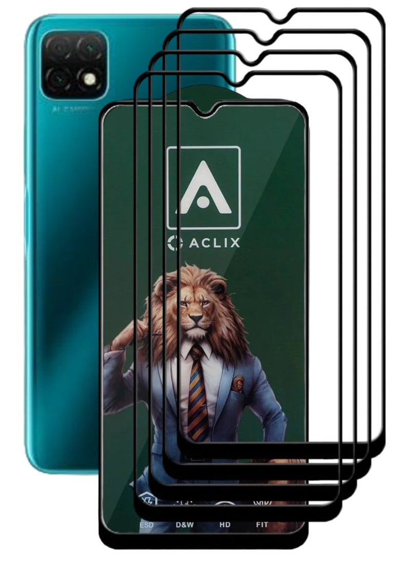 ACLIX 4 Pieces Antistatic ESD Dustproof Premium Quality High Definition Tempered Glass Screen Protector Designed For Huawei nova Y60 - Image 1
